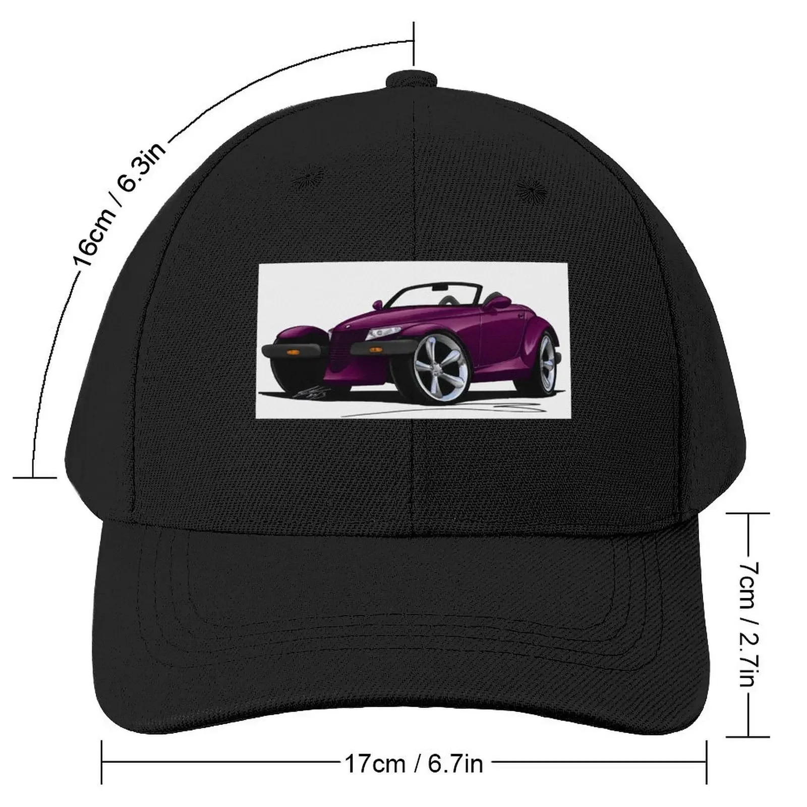 Plymouth Prowler Purple Baseball Cap Uv Protection Solar Hat summer hat Women's Hats Men's