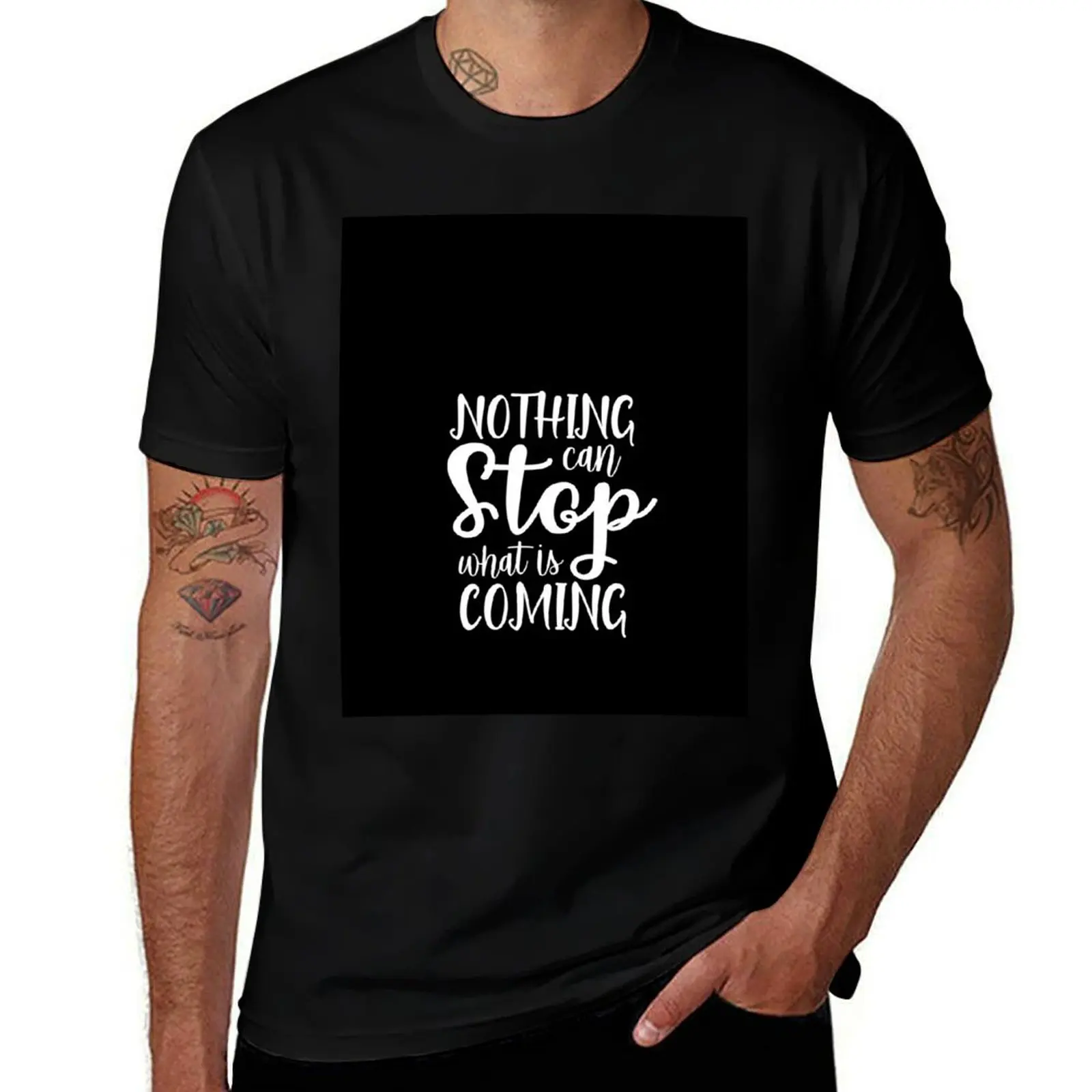 

Nothing can stop what is coming. Trending apocalyptic T-Shirt design T-Shirt graphic tee shirt korean fashion shirts men graphic