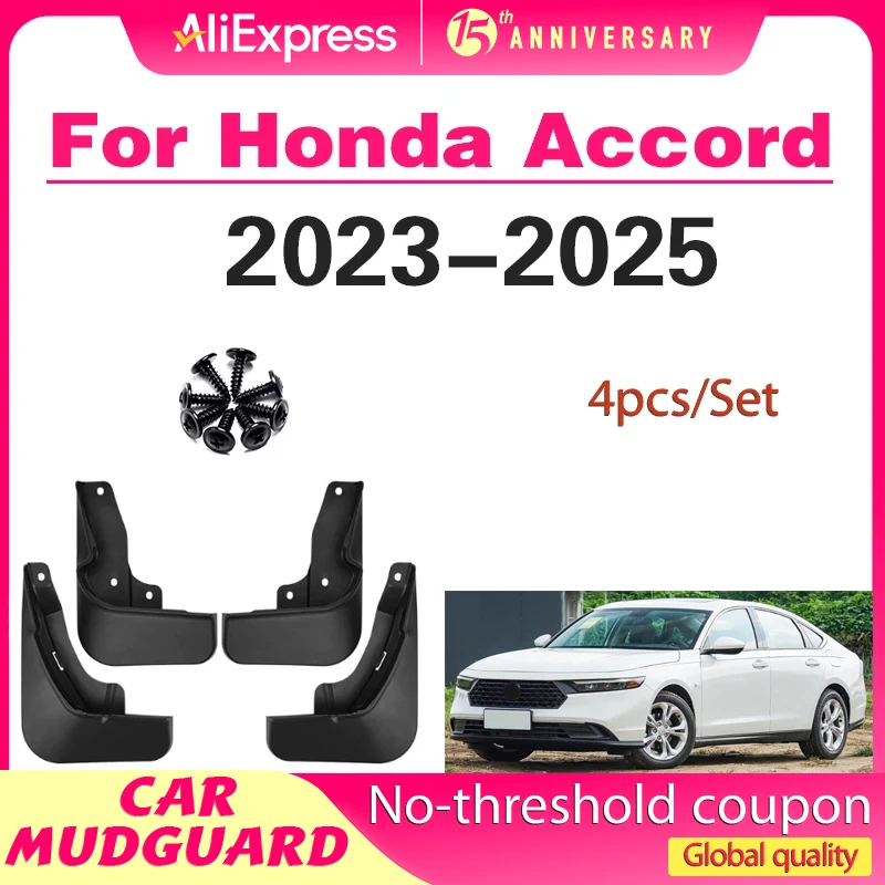 

For Honda Accord Sedan 2023 2024 2025 Fender Mudguard Mud Flaps Guard Splash Flap Mudguards Car Accessories