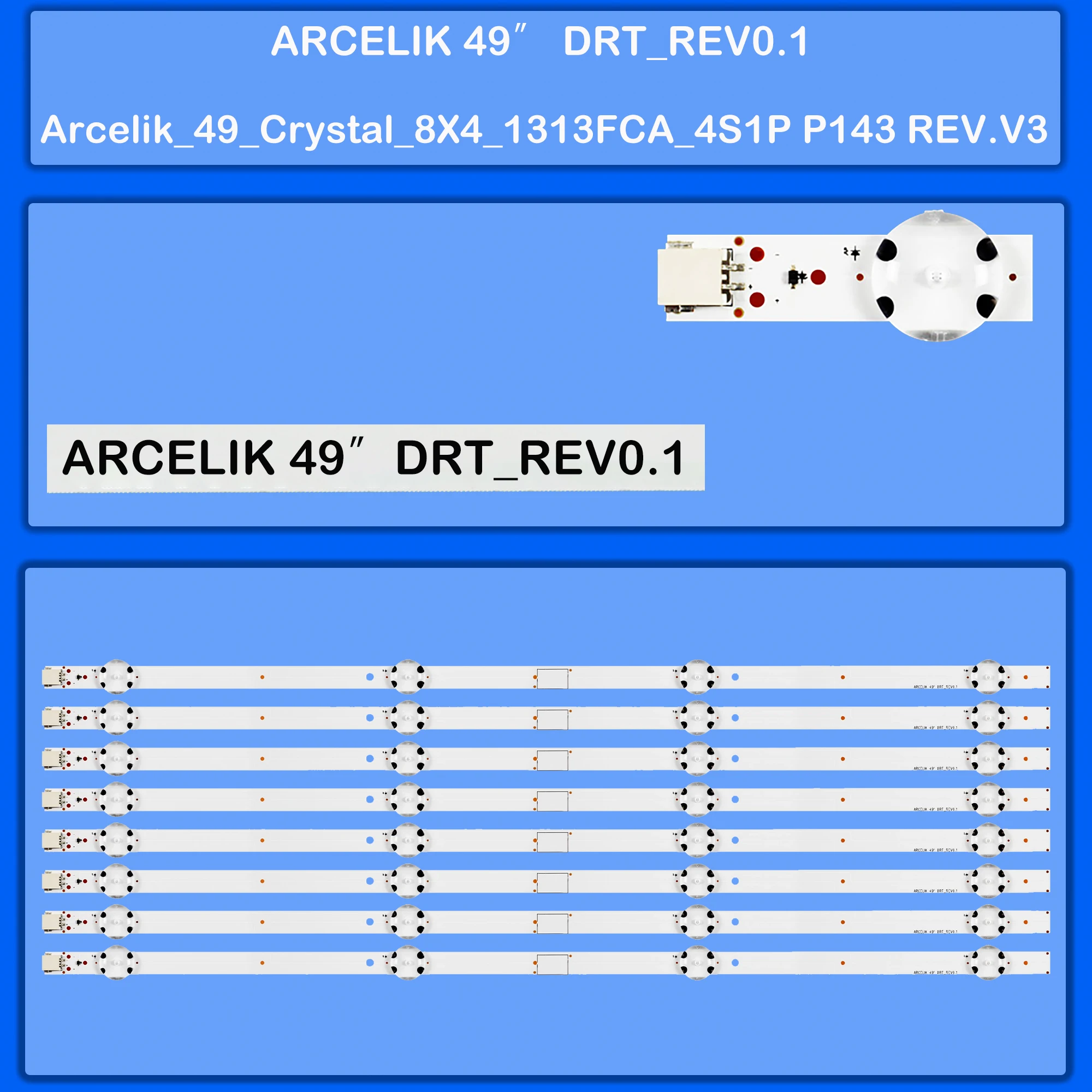 

Лента светодиодной подсветки для A49L8752 A49L 8740 5B A49L 8752 5S 4K A49L 8840 5W A49L 8840 5B B49L 8740 5B B49L8752 5S B49L 8840 5B