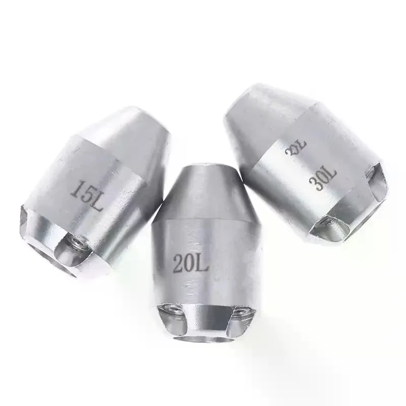 1/4 Female 80-150 Bar Stainless Steel Pipe Sewer Jetter 20L High Pressure Washer Rotating Cleaning Nozzle New Unblocks