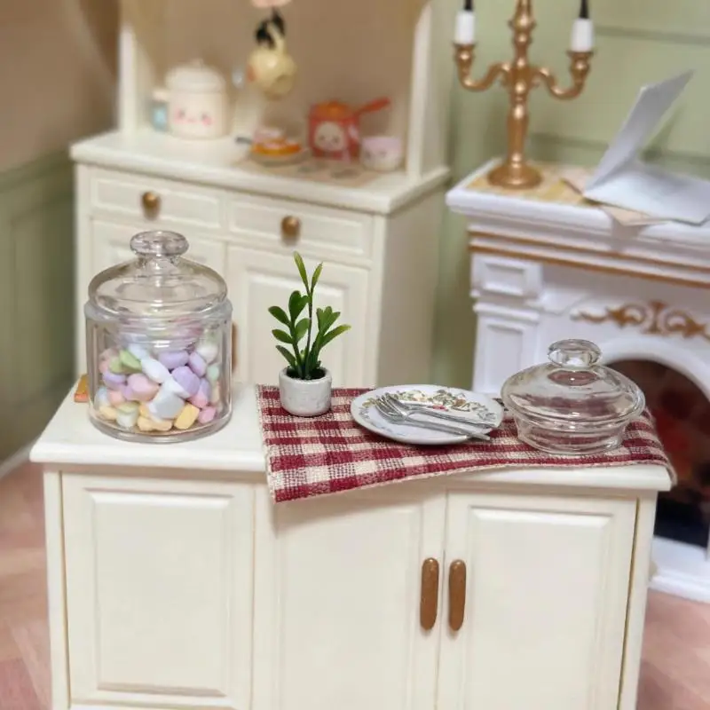 1 Set Leuke Miniatuur Poppenhuis Mini Meelzak Kit Model Spelen Keuken Voedsel Voor Pop Accessoires Speelgoed Woondecoratie