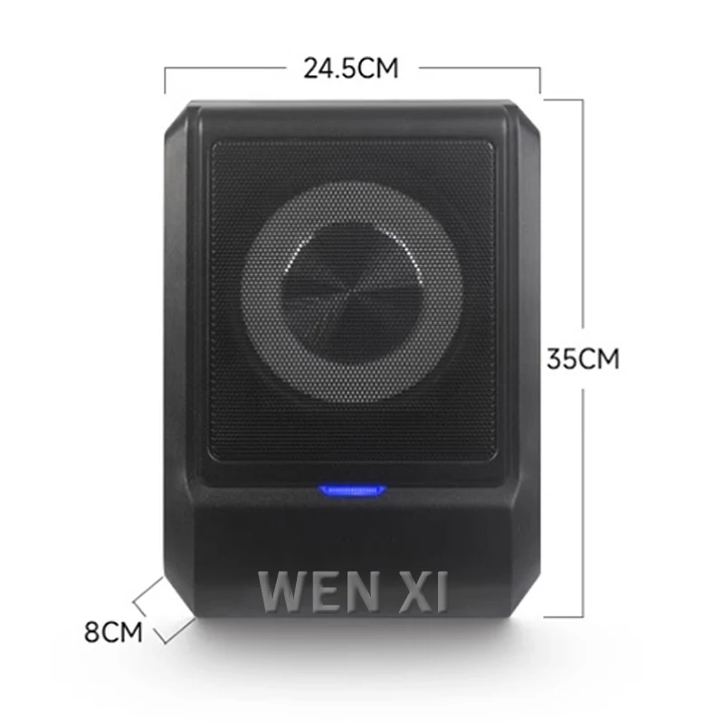 650 واط الذروة الطاقة 8 بوصة مقعد السيارة أقل من 8 سنتيمتر سميكة مضخم الصوت القرن سيارة مكبر الصوت 220 فولت مضخم صوت السيارة الجسم #3