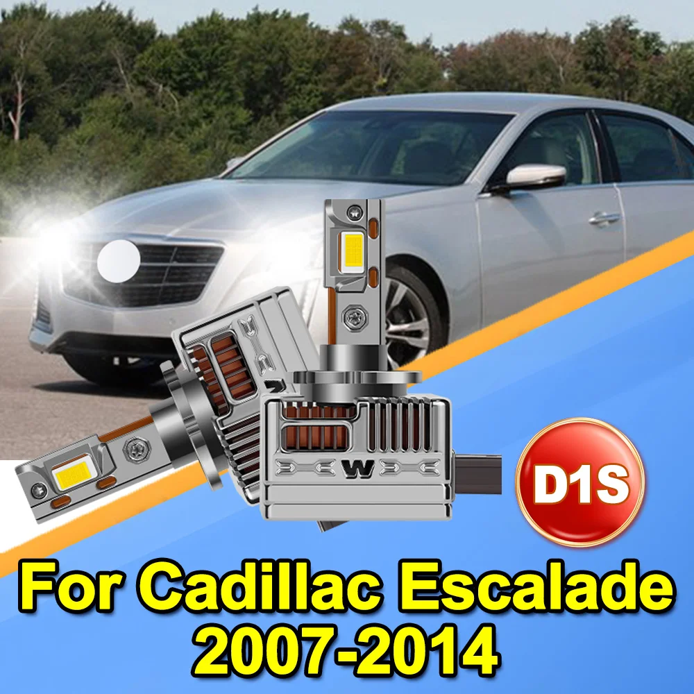 

For Cadillac Escalade 2007-2014 2x D1S LED Headlight High Low Beam Bulbs 20000LM Car Lamp Auto Light Replacement Bulbs
