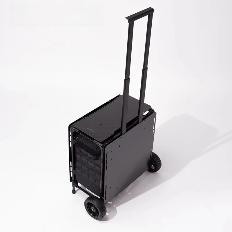 

Tactical trolley case with wheels Carbon fiber tactical desk accessories