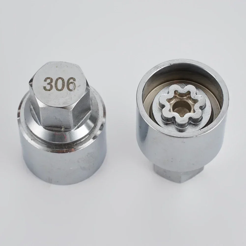 Numbers #301-#310 Tire Wheel Lock Anti-Theft Screw Lug Nut Bolt For Mercedes Locking Wheel Boltsnuts With Key Remover