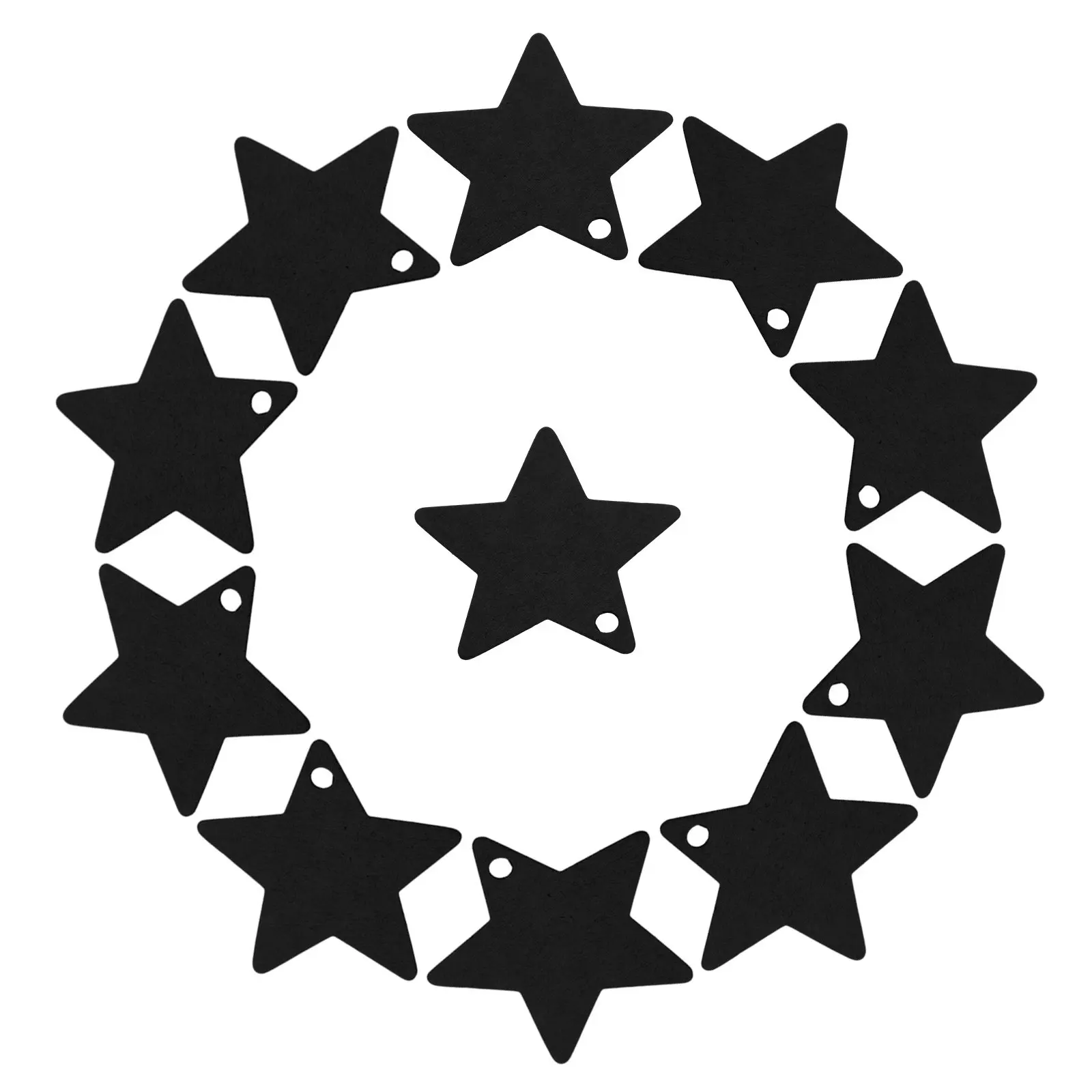 

100 шт. бирок в форме звезды, этикетки из крафт-бумаги ручной работы для рождественских и свадебных подарков, подарков своими руками, праздничного декора и поделок