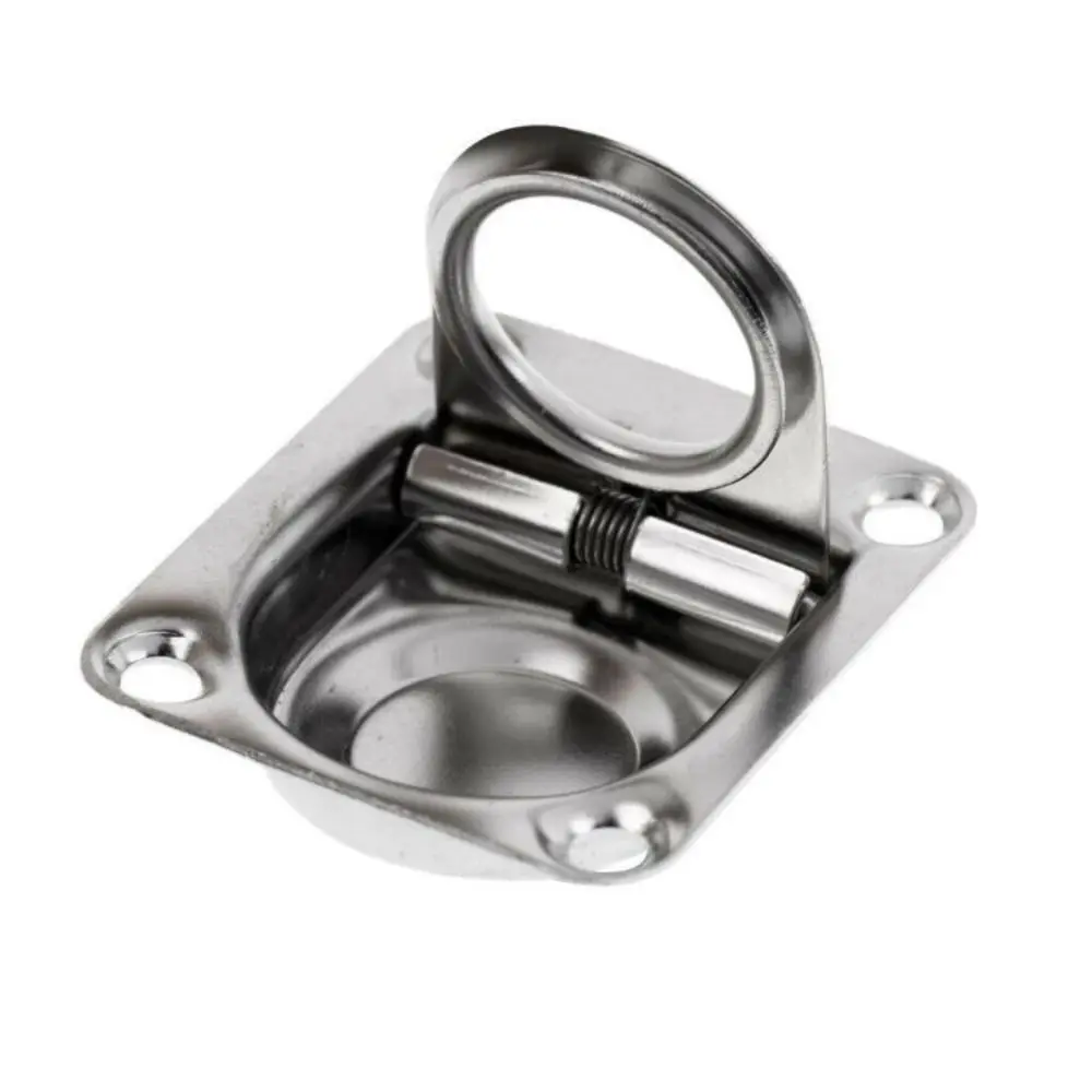 Practical Stainless Steel Boat Recessed Hatch Boat Accessories Yachts Marine Locker Pull Marine Hardware Flush Lifting Ring