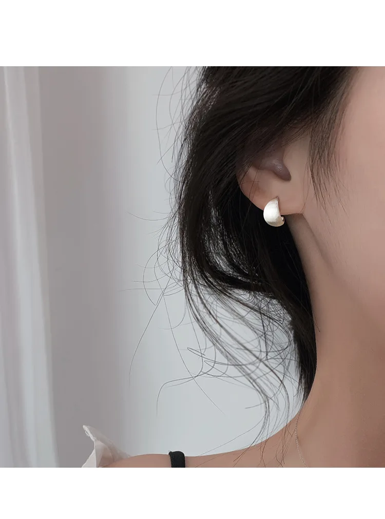Kleine Ohrringe aus 925er-Sterlingsilber mit Zuckerguss für Damen, Piercing-Ohrring, Hochzeit, Luxus-Qualitätsschmuck, Großhandel, Geld 925 – Detail 11