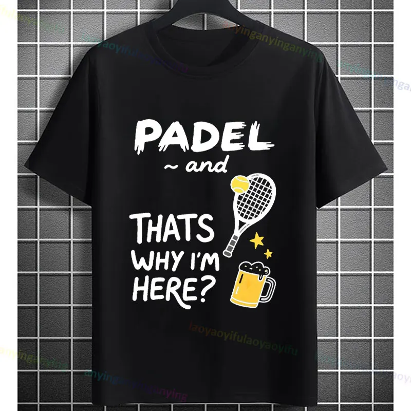Funny Padel Tennis Graphic T-Shirt - 