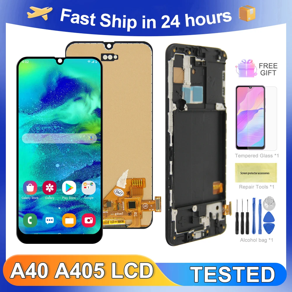 

A40 5.9''For Samsung For A405F A405 A405FM A405S LCD Display Touch Screen Digitizer Assembly Replacement