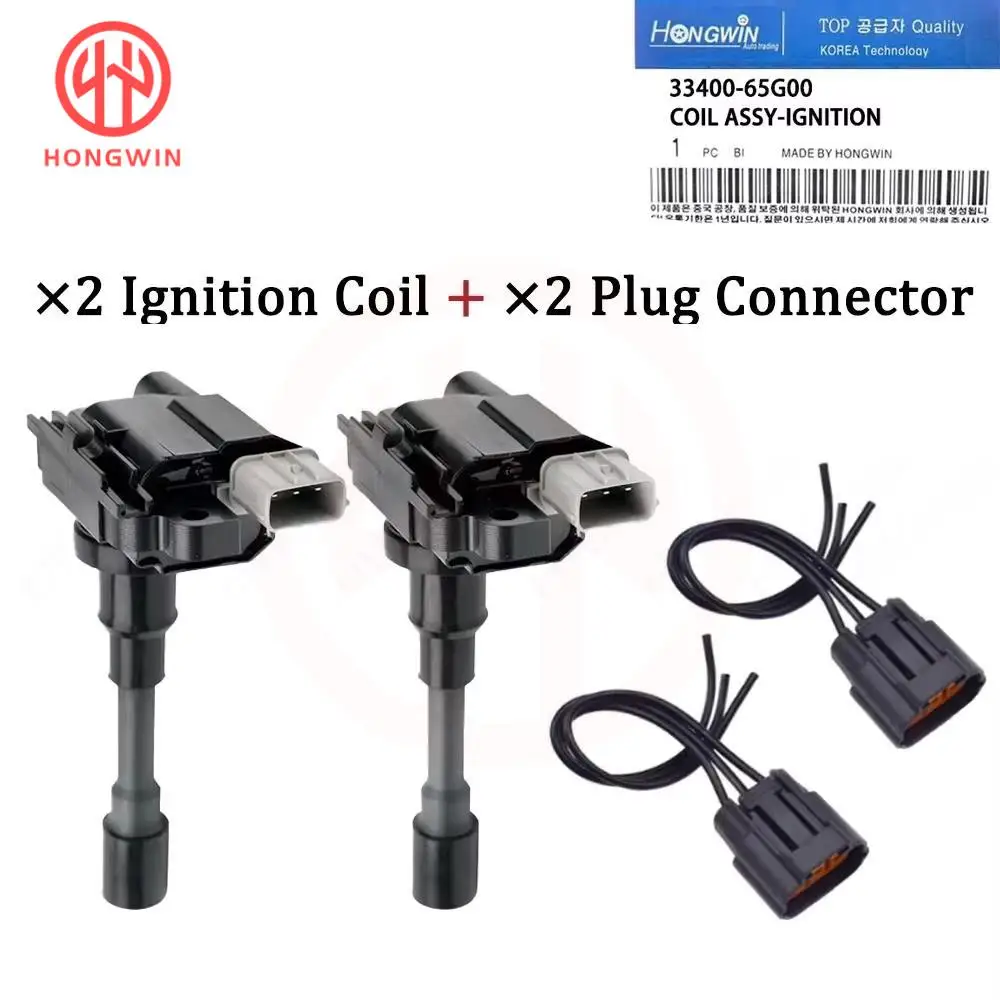 

Катушка зажигания 33400-65G00 для Suzuki Esteem Baleno Aerio 1.3-1.8L 1995-2007 OEM 3340065 G00 33400-65G01 33400-65G02