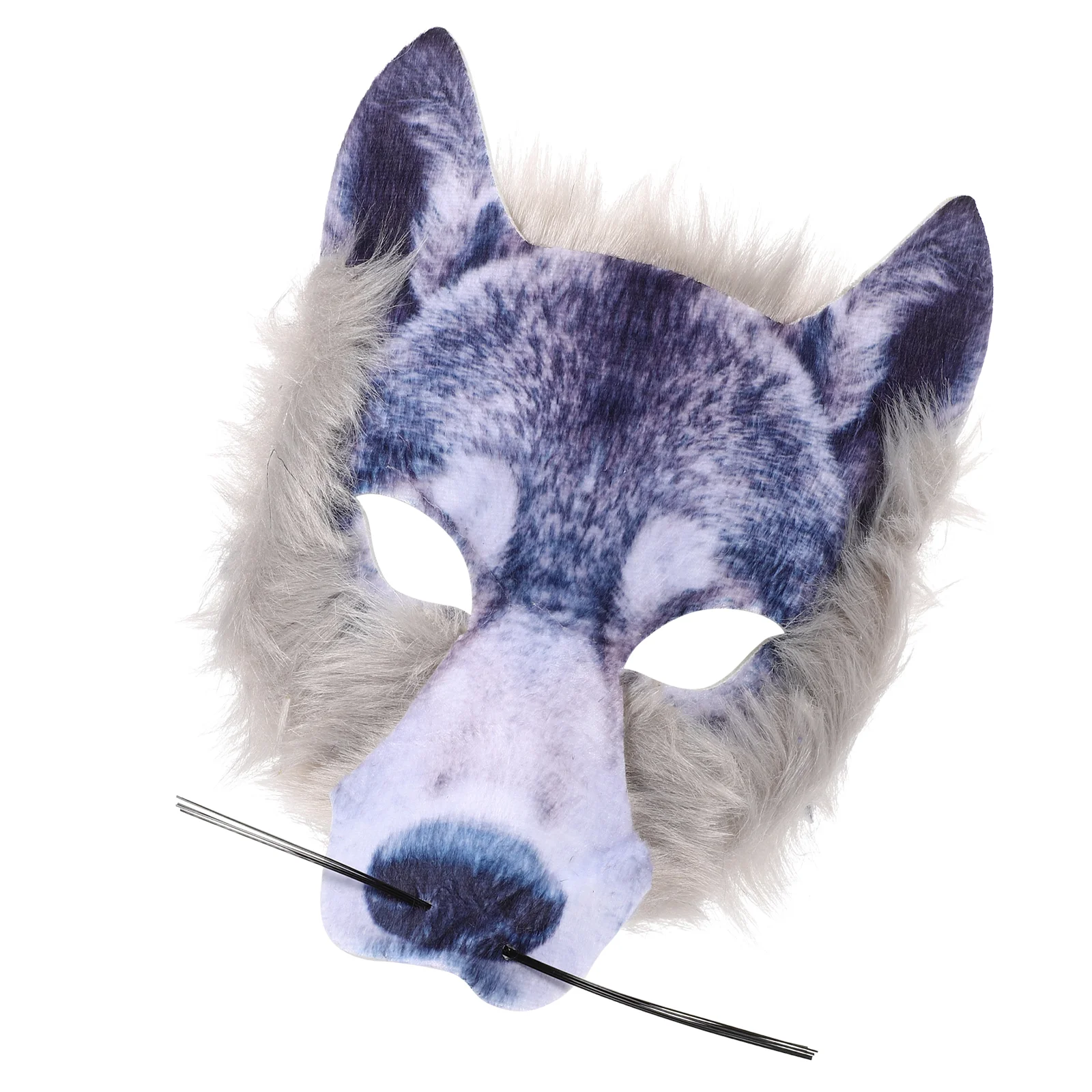 Wolf Mask Decorative Halloween for Carnival Face Cover Cosplay Costumes Party Props Makeup Plastic Animals