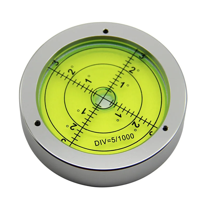 Adjustable Universal Level 6917 High Precision Level Metal Round Horizontal Bubble Horizontal Bead Horizontal Bubble