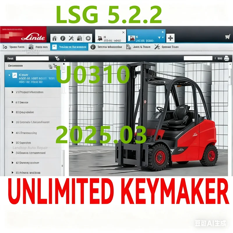 LSG 5.2.2 U0310 [2025.03] LINDE SERVICE GUIDE + Unlocked Keygen for Unlimited Install on Multi Computers Work for Fork Lift