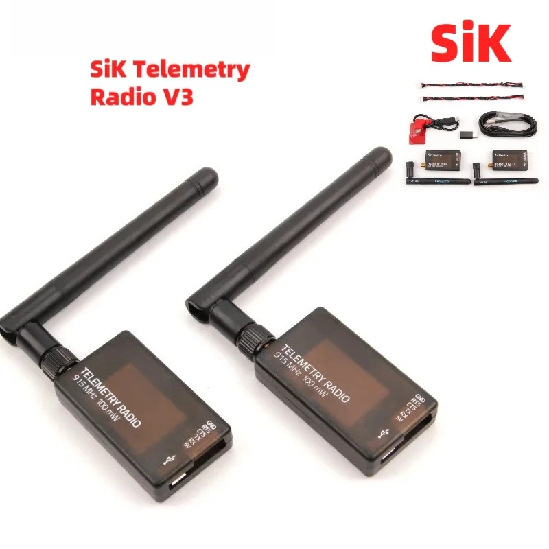 

Sik Telemetry Radio V3 100mw 500mw 433mhz 915mhz For Pixhawk Radiolink Mini Pix Rc Drone Flight Controller