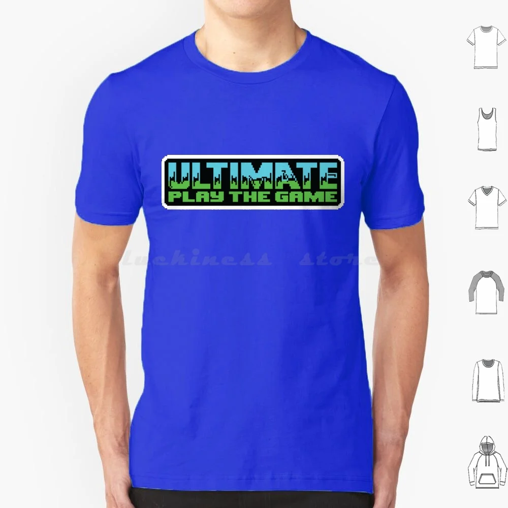 Ultimate-Play The Game T Shirt Big Size 100% Cotton 80s Retro