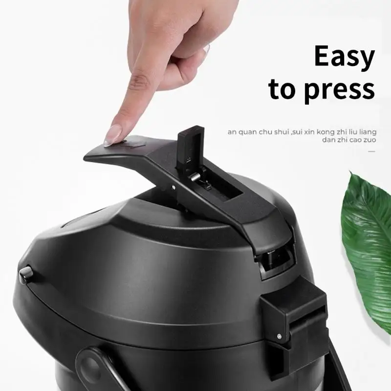 G6KF 1600ml Large Capacity Air Pressure Vacuum Flask Flasks Nonrust Steel Hot Water Carafes For Home Office Outdoor