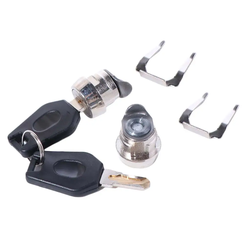 With 2 Keys Motorcycle Top Box Lock Cylinder Kit Aluminum Alloy Weather Proof Motorcycle Luggage Trunk Key Lock Anti Wear