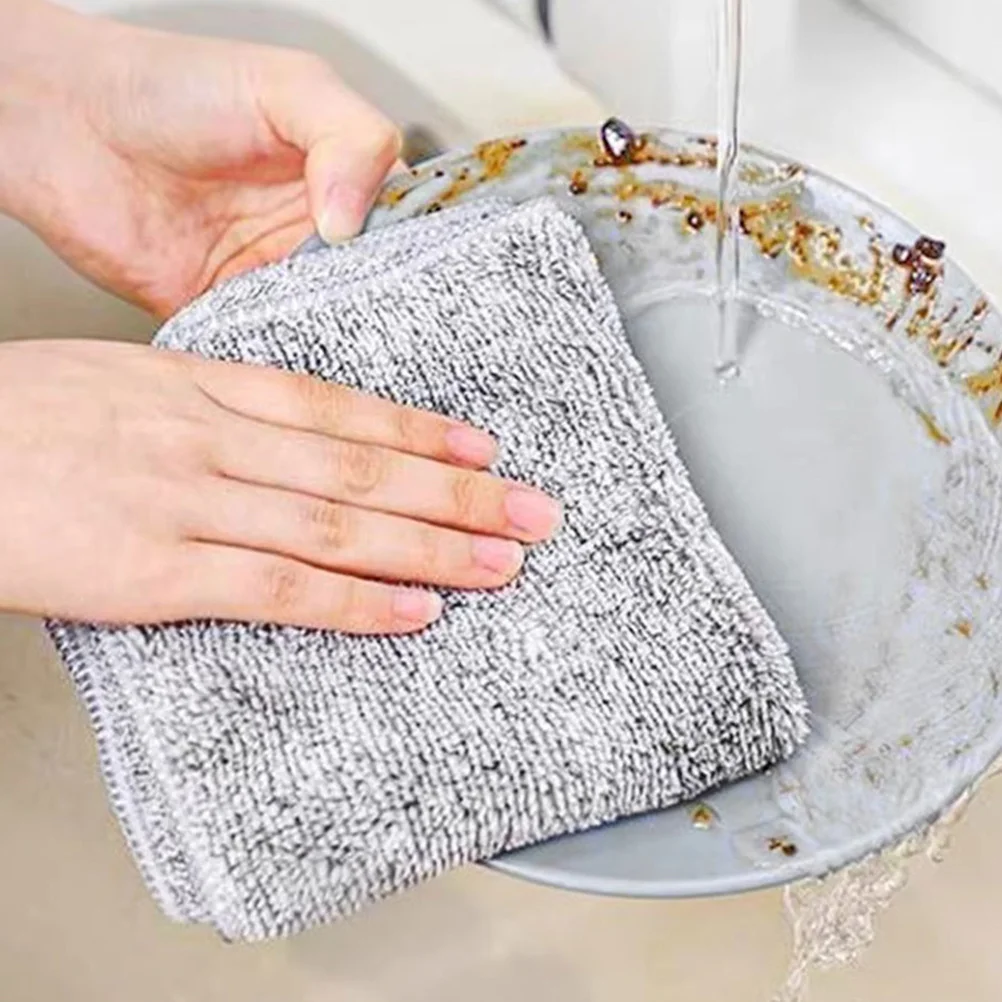 

12Pcs Dishwashing Cloth Microfiber Kitchen Scrub Towels Non Shedding Quick Dry Dish Dishwashing Cloth