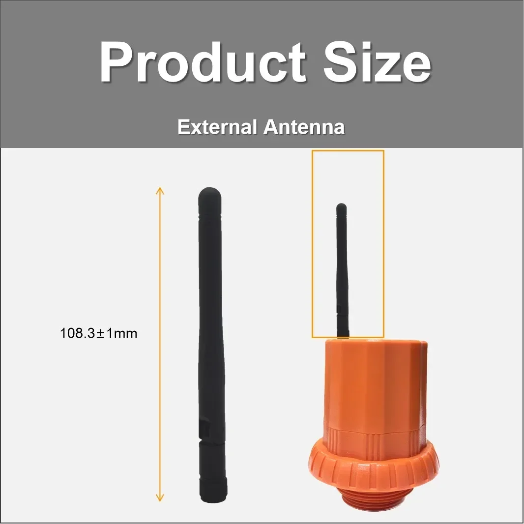 IP67 waterproof Ultrasonic Sensor with Probe ultrasonic sensor wireless fill level detection with ATEX