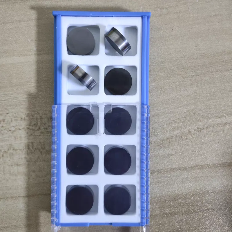 PCD PCBN CBN Runde Wendeschneidplatten Drehwerkzeuge für Metalldrehmaschinen Schneidwerkzeug-Halterung Fräsdiamant RNGN0903 RNGN1203 3/8 1/2 Zoll – Detail 6