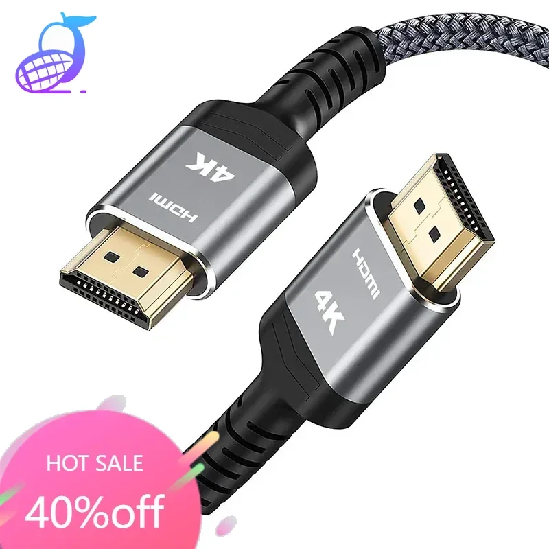 HDMI Compatible Cable 4K 60Hz DisplayPort To HD Adapter Display Port Video Audio for PC HDTV Projector Laptop