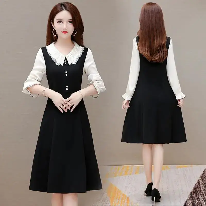 Fashionable Temperament Dress for Women in Autumn New Style with Age Reducing and Ladylike Style This Year\'s Popular Dress