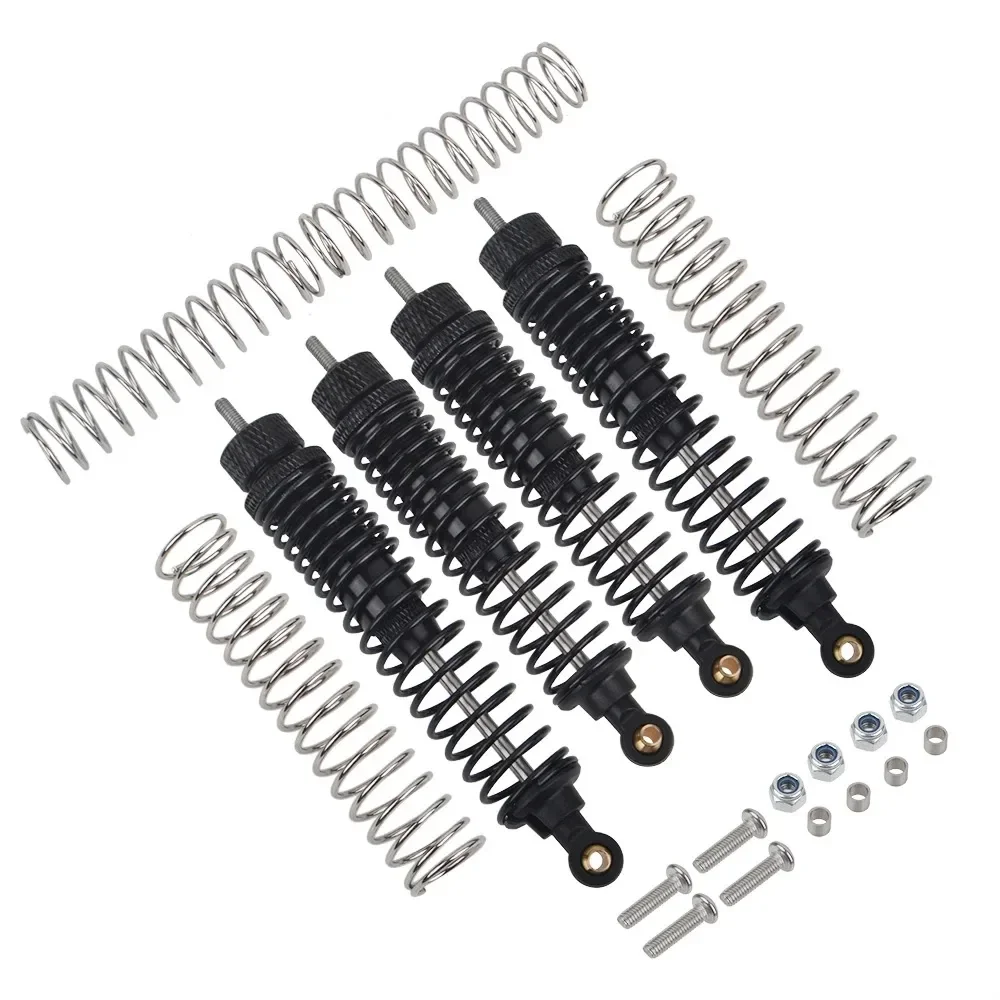 Aluminum Alloy Oil Shocks Dampers for Tamiya CW-01 Chassis Lunch Box Midnight Pumpkin Unimog 406 Upgrade Parts
