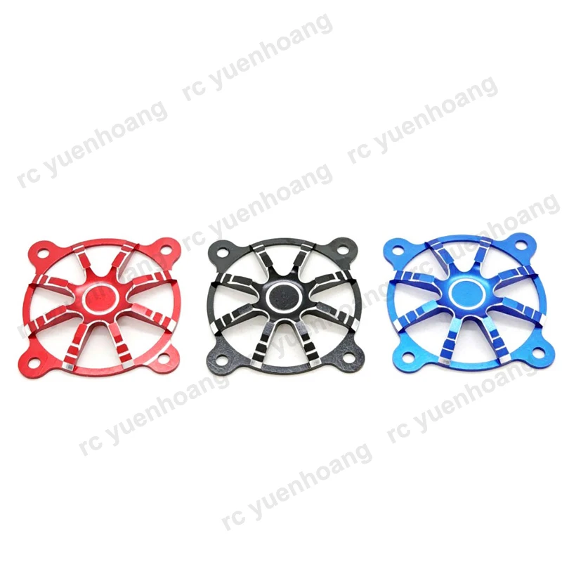 1 Uds. Cubierta de ventilador de disipación de calor de motores ESC para ventilador de refrigeración de avión modelo RC 30x30mm 40x40mm funda protectora de Metal