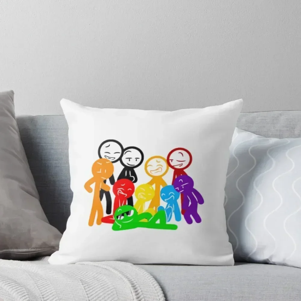 

Alan Becker - Alan Becker Stick Figures Throw Pillow Cushion Covers For Living Room Pillow Case Christmas pillow