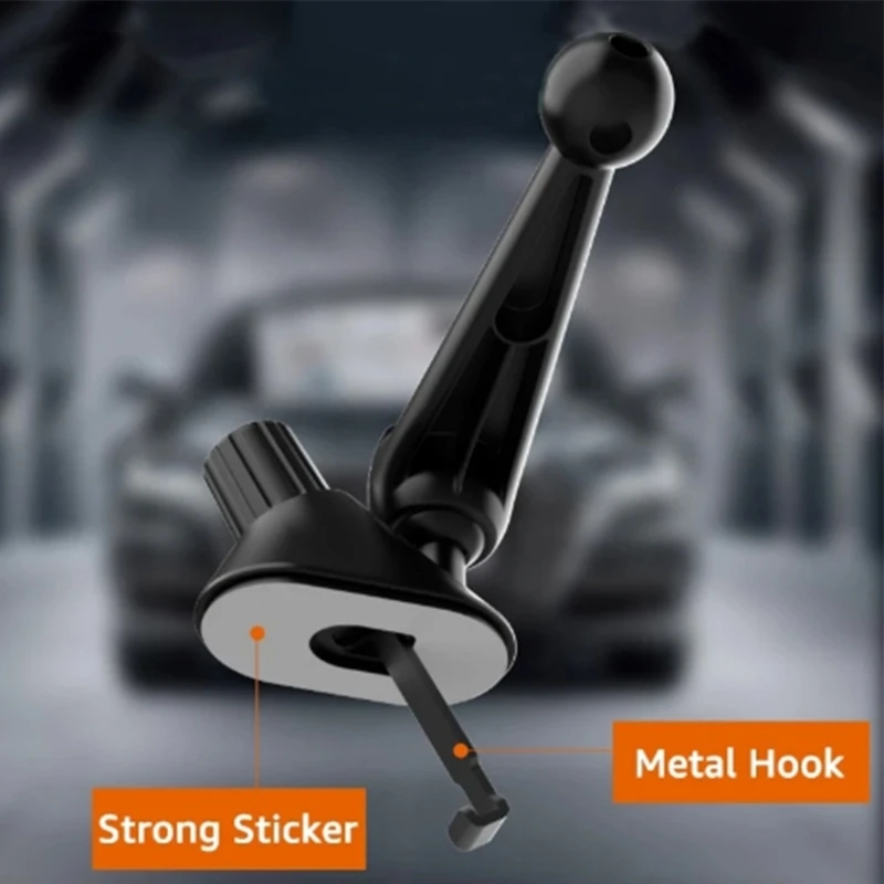 

360 Degree Adjustable Rotation Phone Brackets Adhesive Base 17mm Ball Joint Adapter For Handfree Video Calls best sale