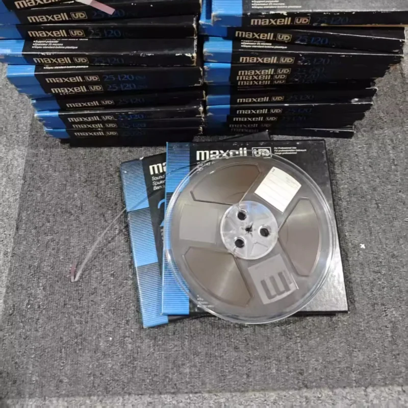 

Maxell UD50-120 7-дюймовая аудиокассета для магнитофона, 740 м, 1/4 дюйма, открытая катушка, винтажная, б/у