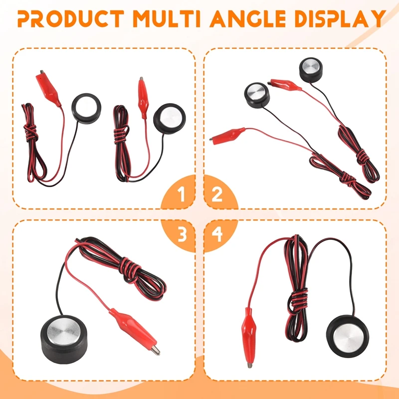 A74I-2Pcs CNC Z Axis Router Mill Zero Check Touch Plate Setting Probe Setting Probe Milling 35Mm CNC Engraving Machine Tools