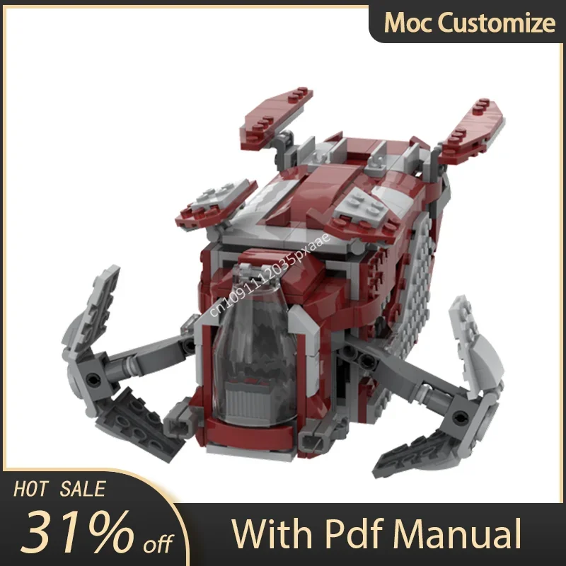 

379 шт. Moc полицейский патруль, совместимый с оружием 75362, модель джедая, строительные блоки, креативная сборка, развивающие игрушки, подарок для детей