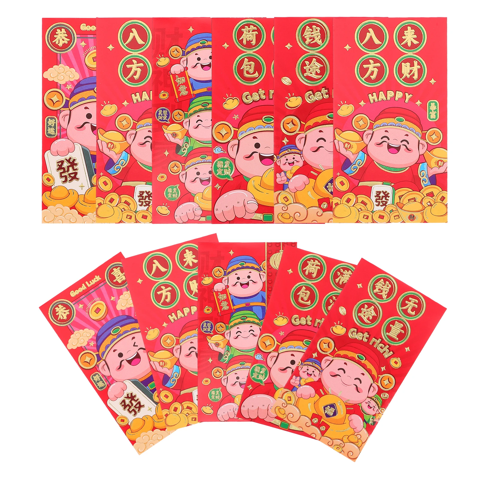 

30Pcs 2025 Red Envelope Memorable Snake Year Design Spacious Money Bag Traditional Chinese New Year Red Packets Elegant Gift