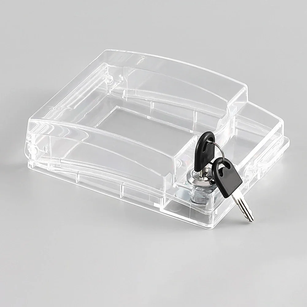 

Запираемая водонепроницаемая розетка с ключом для защиты электрической розетки для дома, школы и больницы, переключатель, водонепроницаемая крышка