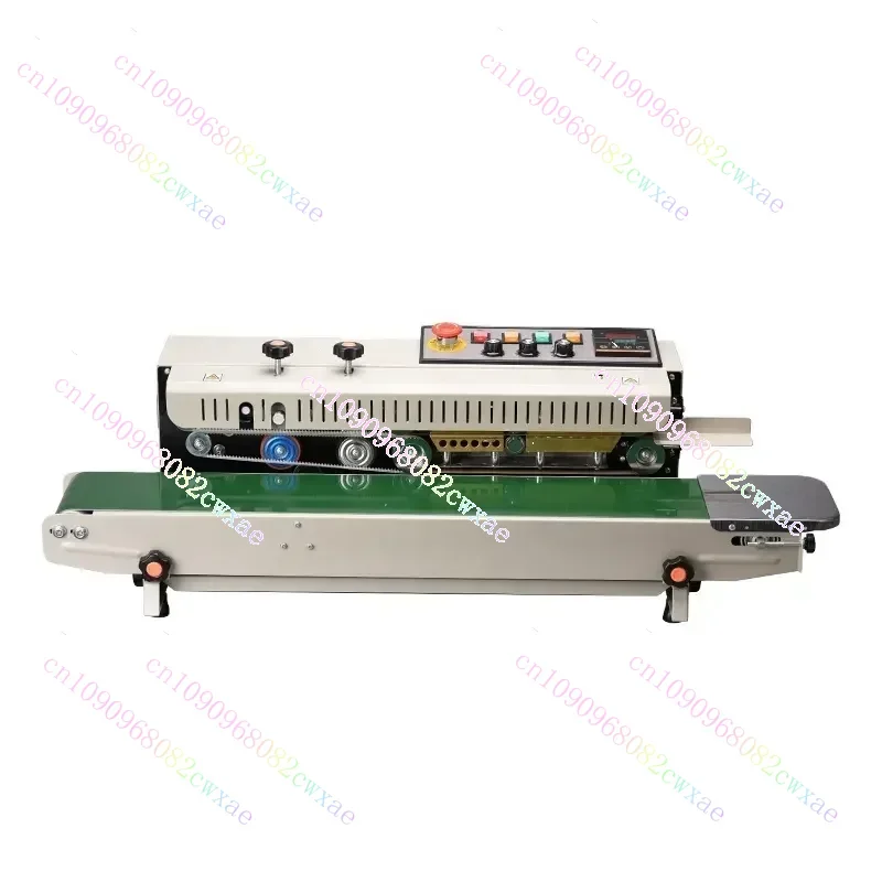 FR1000 Continuous Band Sealer Automatic Horizontal Sealing Machine Package Plastic Bag Band Packing Sealer