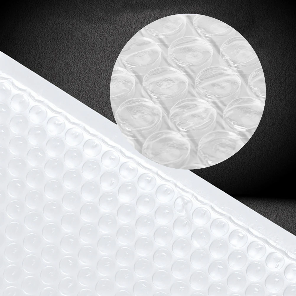 

50Pcs Pearl Bubble Mailers Waterproof Self Adhesive Padded Envelopes Protective Mailing Bags for Fragile Items Jewelry Clothes