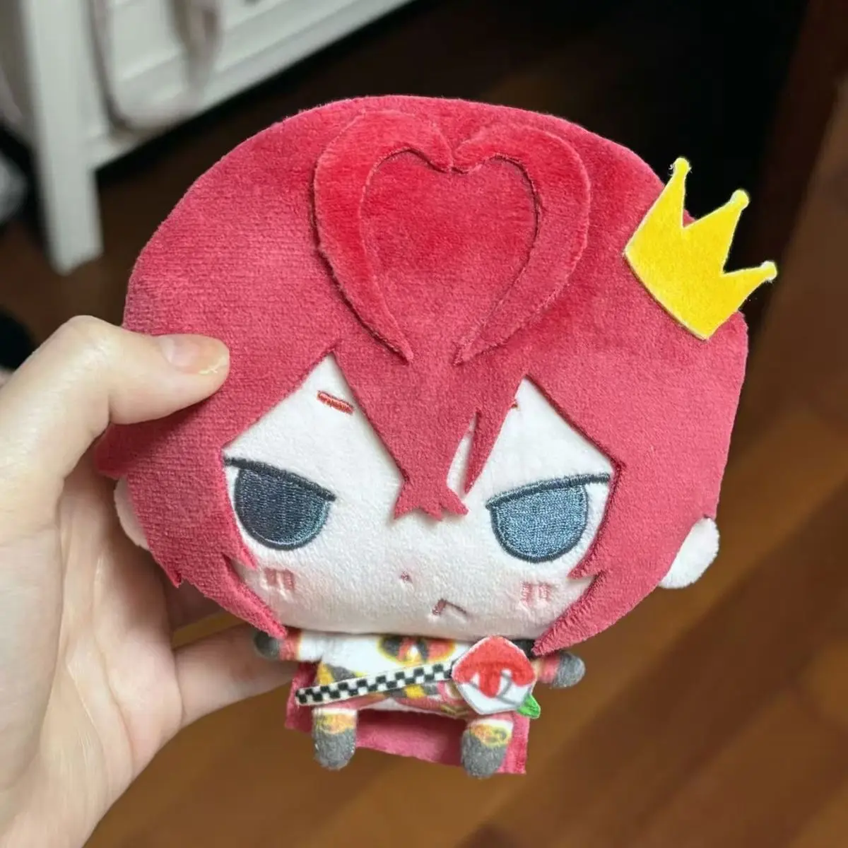 

Плюшевая игрушка Риддл Роузхартс 10 см, аниме-фигурка из Страны чудес, плюшевая кукла, брелок-подвеска, праздничные подарки