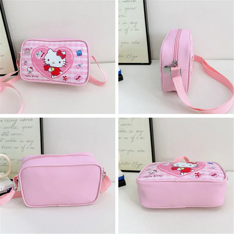 Kawaii Sanrio Crossbody Bag Cinnamoroll Simple Hobos Chest For Students Dzieci Torby na ramię Plecak podróżny dla kobiet Prezenty