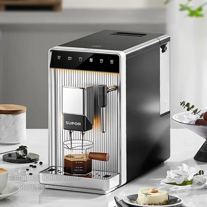 SUPOR SW-CFA101 Fully Automatic Coffee Machine Household Espresso Maker Smart Touch Latte Cappuccino American Automatic Cleaning