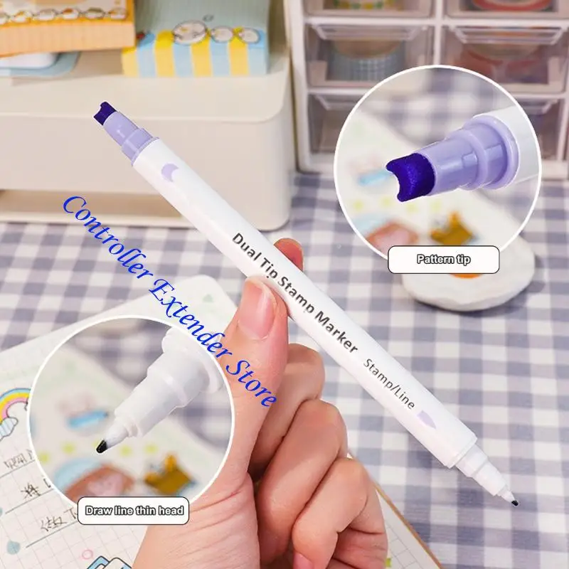 N84b 6pieces двойной головы акварели маркер 6 маркер цветовой маркер для рисунка для рисунка