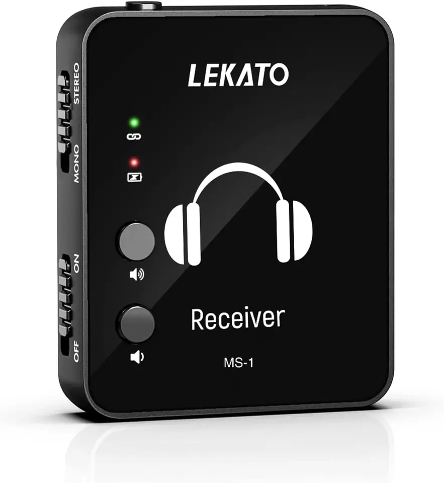 LEKATO MS-1 ワイヤレスシステムセット　ワイヤレスイヤーモニター　8個 S5c559a7e2c6d4249ad433761dd7cf