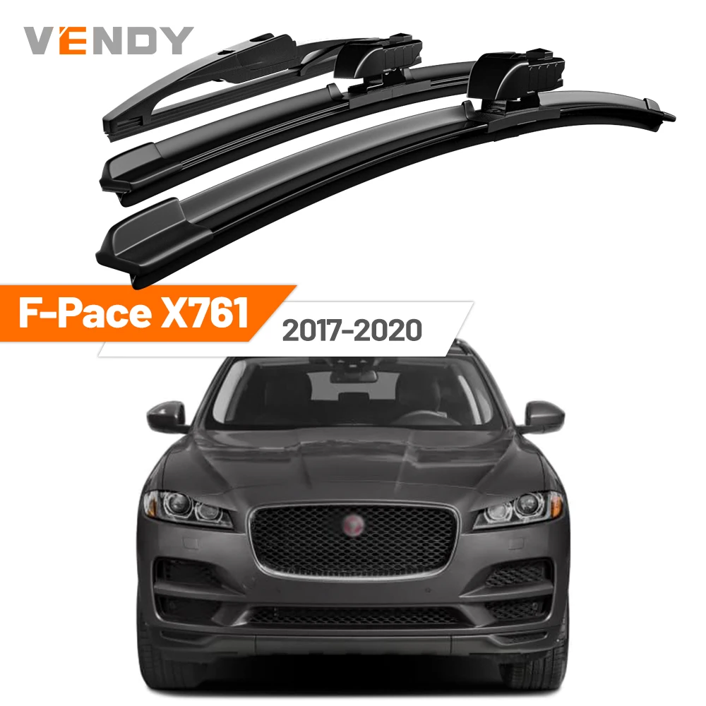 Für Jaguar F-Pace X761 2017-2020 2018 2019 Vordere & Hintere Windschutzscheiben-Wischerblätter Scheibenwischer-Set Zubehör