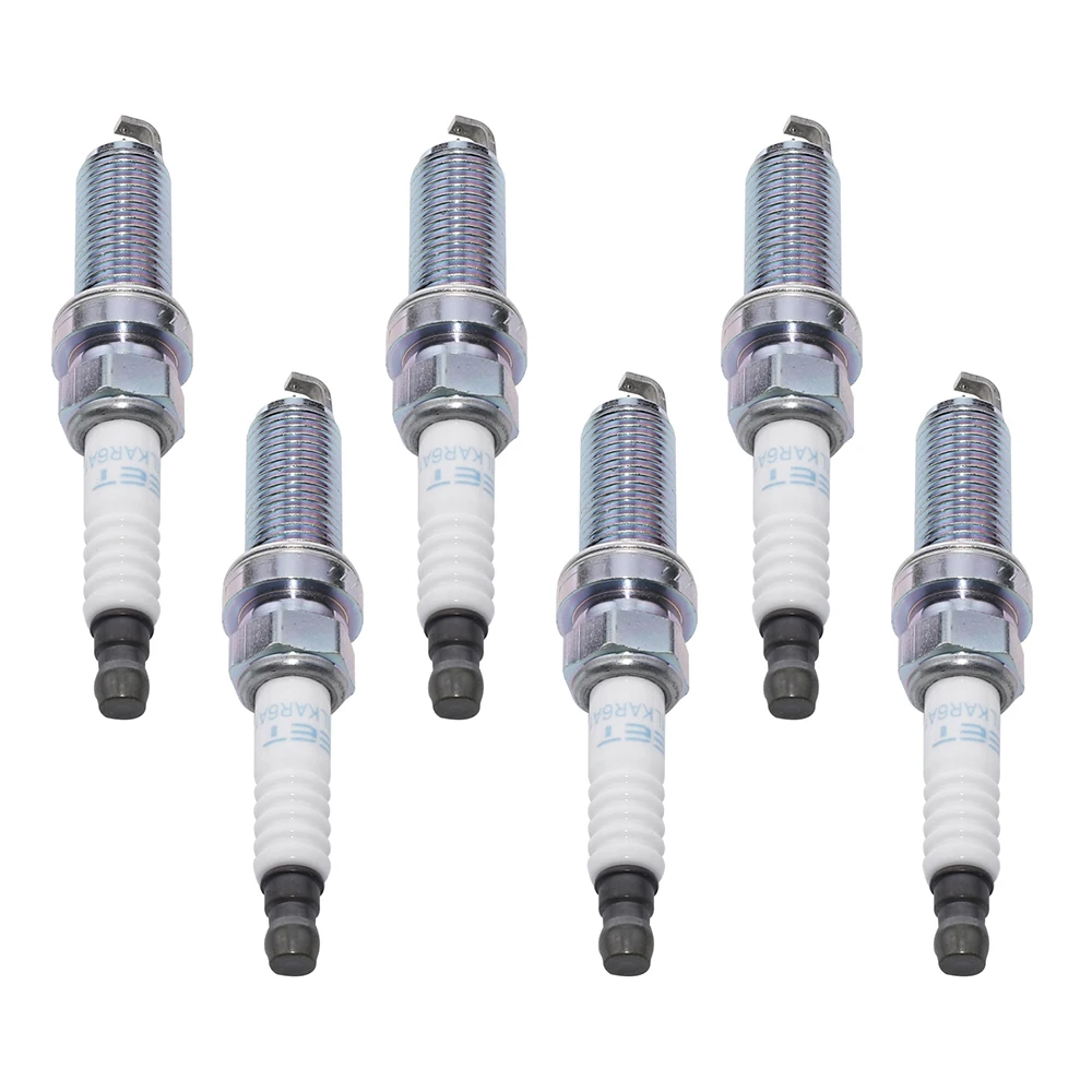 

1/6X High Quality Dual Iridium Spark Plug For Nissan Altima Sentra Tiida X-Trail For Renault Koleos Laguna DILKAR6A11 22401EW61B