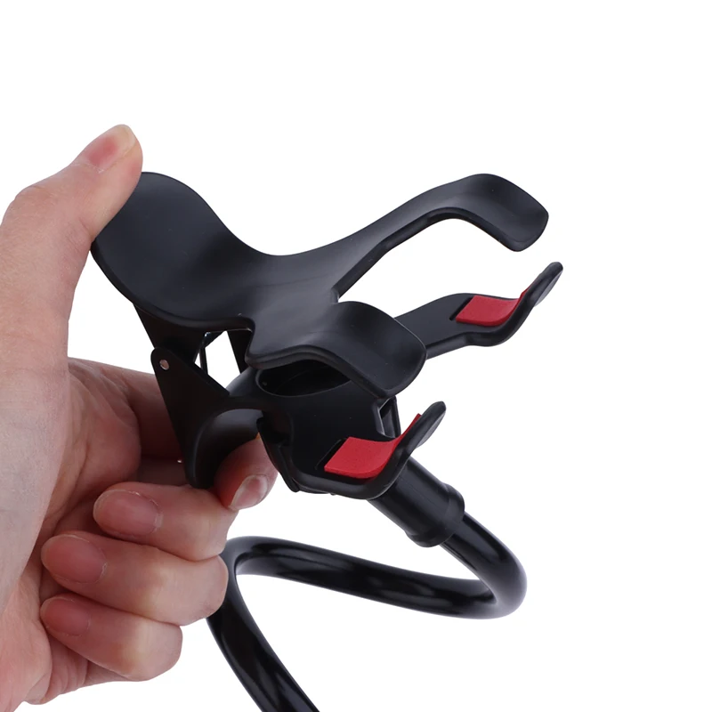 New Flexible 360°rotating Aluminium Alloy Tube Hose Clamp Bracket For Bed With Adjustable Angle Double Head Clamp Bracket