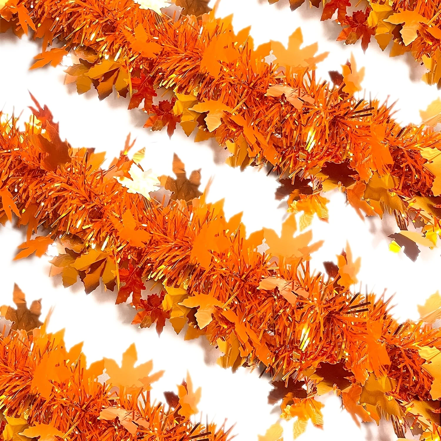 Guirnalda de Otoño con Hojas d - Tinsel Garland Decoration reseña y precio