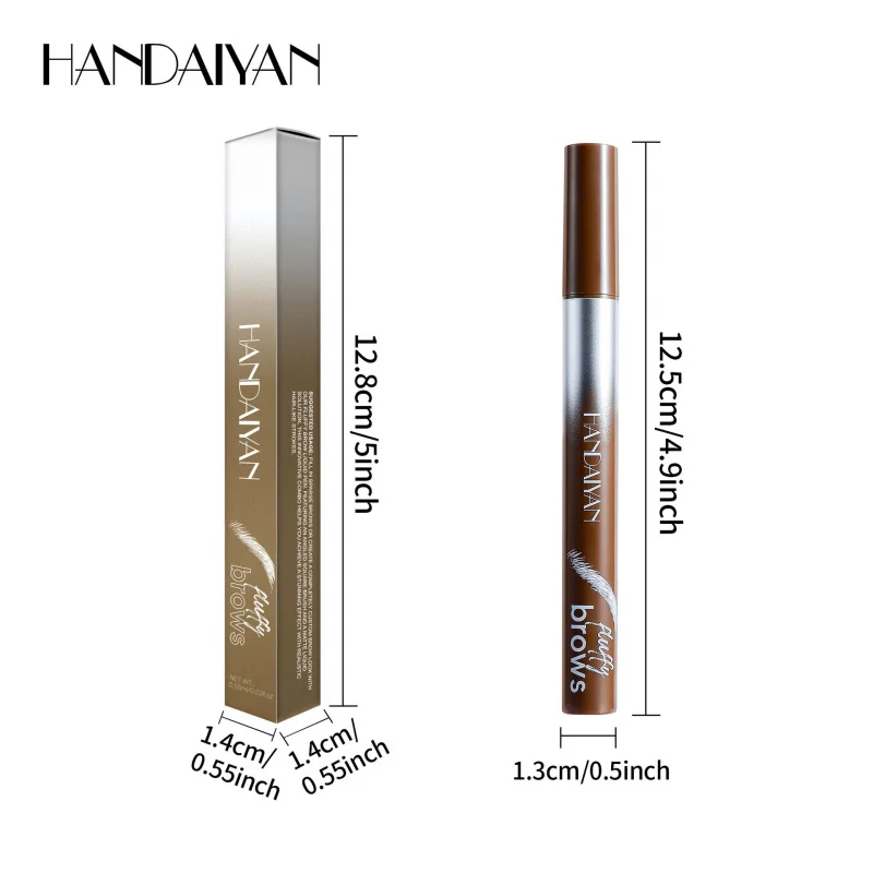 Długopis do brwi Microblading, cienkopis do brwi dla naturalnych i wyraźnych brwi
