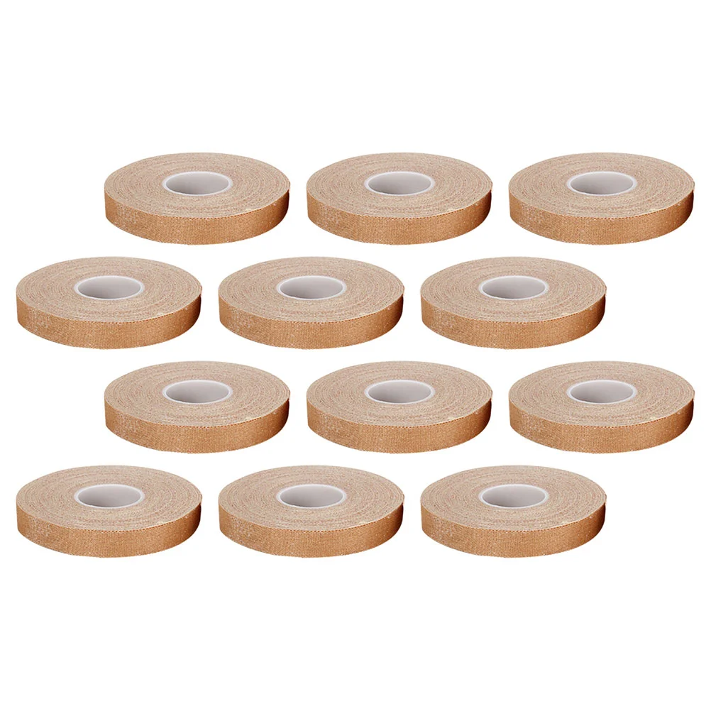 

12pcs Nail Tapes Breathable Anti Allergic Finger Protectors for Pipa Performance Stage Supplies Elastic Adhesive Strips